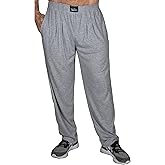 Crazee Wear Heather Grey Baggy Sweatpants, Loose Fit Gym Workout Pants with Two Front Pockets…