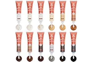 GRPOCHE Wood Furniture Repair Kit,12 Colors Vinyl Laminate Floor Repair Kit Wood Filler,Furniture Floor Scratch Repair,Cabinet Touch Up Kit Repair Scratch Cracks Hole Discoloration for Wooden Door Floor Table