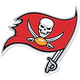 NFL Siskiyou Sports Fan Shop Tampa Bay Buccaneers Auto Decal 8 inch sheet Team Color