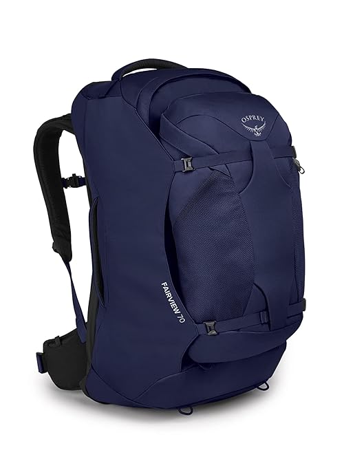 Osprey Fairview 70L Women's Travel Backpack, Winter Night Blue