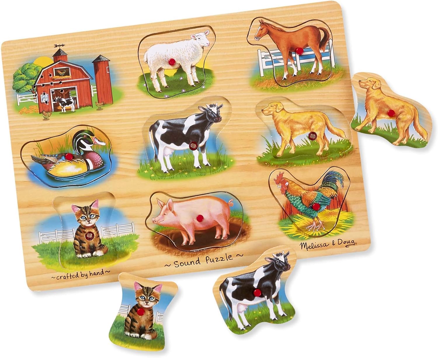 sound puzzle farm animals