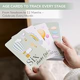 Tiny Trees 40 Baby Milestone Cards in Gift Box Unisex New Baby Gift view 5