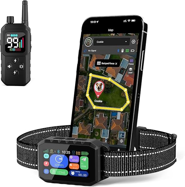 ZIGTIGER GPS WIRELESS DOG FENCE & TRAINING COLLAR...