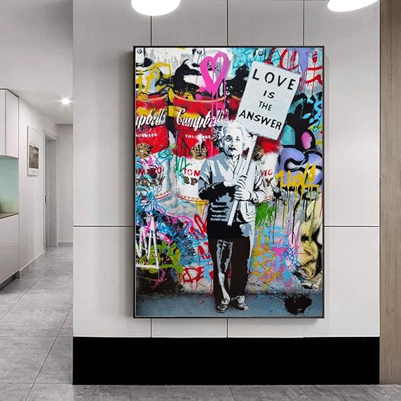 Malen Nach Zahlen Für Erwachsene Frameless Banksy Street Graffiti