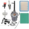 Wellsking 591378 Carburetor for Briggs and Stratton Troy Bilt Coleman Powermate 5500 5000 6000 5550 6250 6500 Generator Parts 697978 796321 696132 696133 796322 699966 695918 Carb Kit
