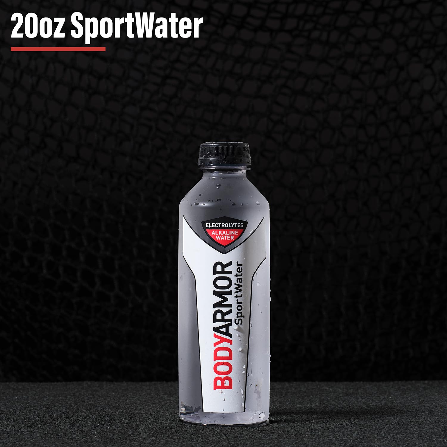 BODYARMOR SportWater Alkaline Water, Superior Hydration, High Alkaline Water pH 9+, Electrolytes, Perfect for your Active Lifestyle, 20 Ounce (Pack of 24)
