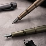 Hongdian M2 Black Forest Mini Fountain Pen Medium Nib Aluminium 10.5cm view 4