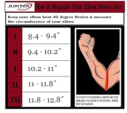 Elbow Sleeves (1 Pair) Support & Compression for