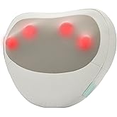 HoMedics Heated Shiatsu Massage Pillow for Neck, Back and Shoulder Pain. Portable, Cordless Deep Tissue Massager. Create Your Own Massage Chair, for Bed, Floor, or Couch