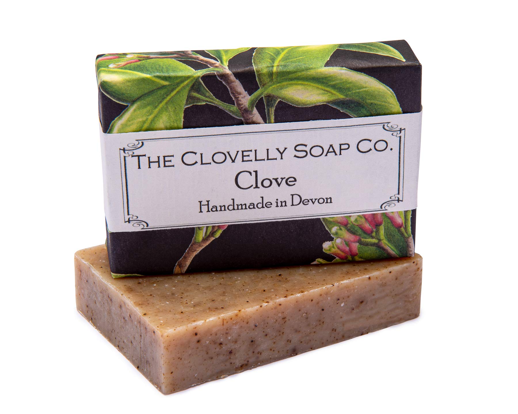 Clovelly Soap Co Natural Handmade Exfoliating Soap Bar with Clove for all Skin Types 100g