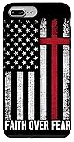iPhone 7 Plus/8 Plus Faith Over Fear American USA