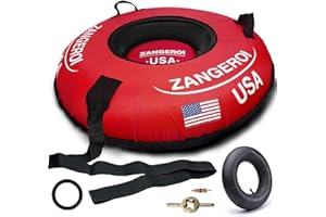 ZANGEROI Snow Tube Snow Tubes for Sledding Heavy Duty Kids 47 inch Snow Sleds for Kids and Adult Heavy Duty Snow Tube Sleds for Adults Inflatable Snow Tube for Kids with Snow Tube Cover