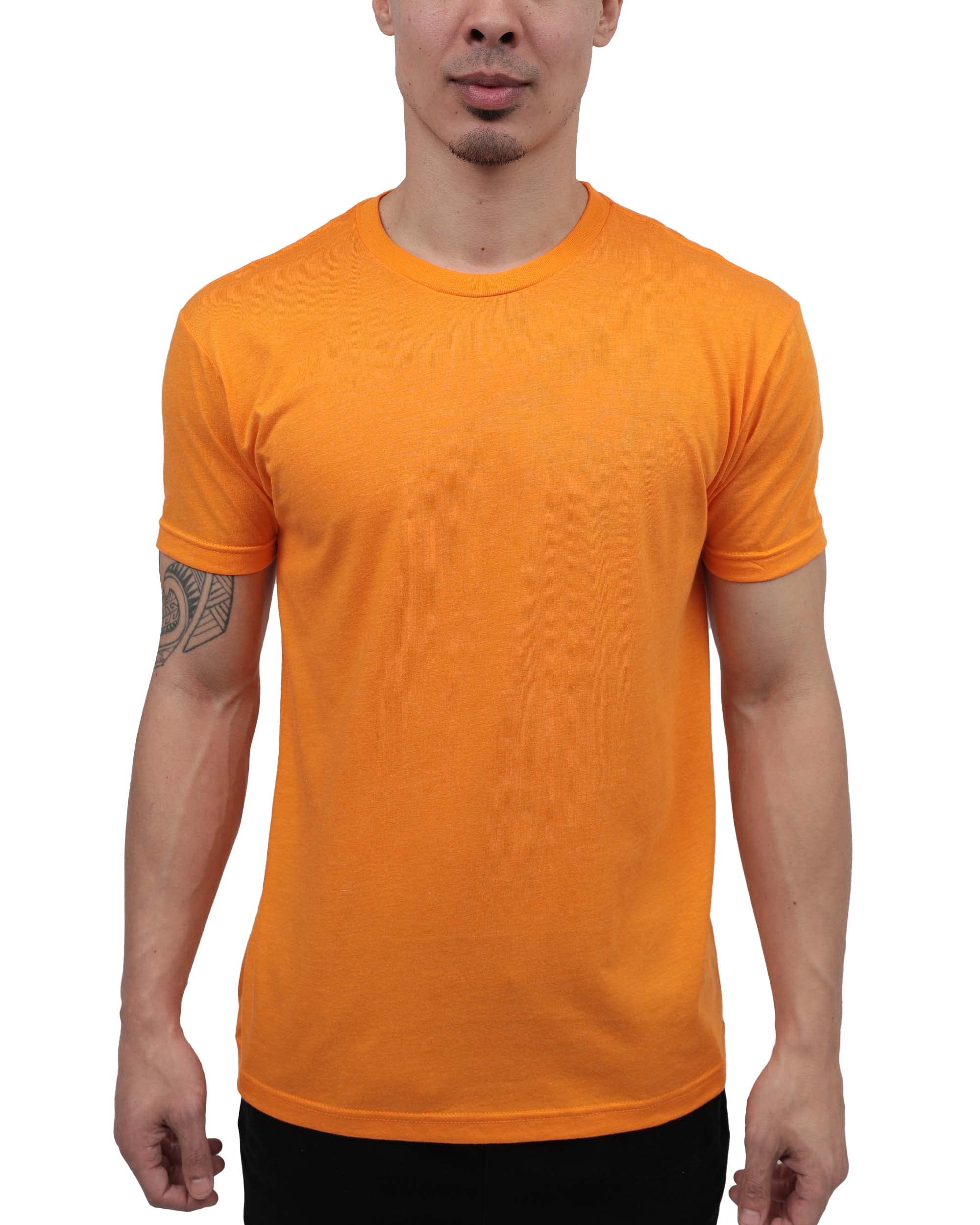 INTO THE AM Premium Men's Fitted Crew Neck Plain