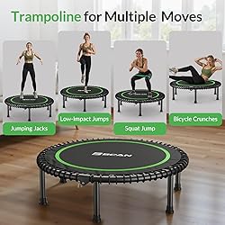 BCAN 40" Adult Fitness Trampoline with Durable