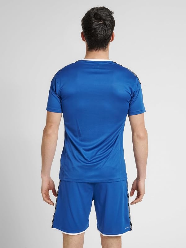 Mens hmlAuthentic Poly T-Shirt, Blue, Small