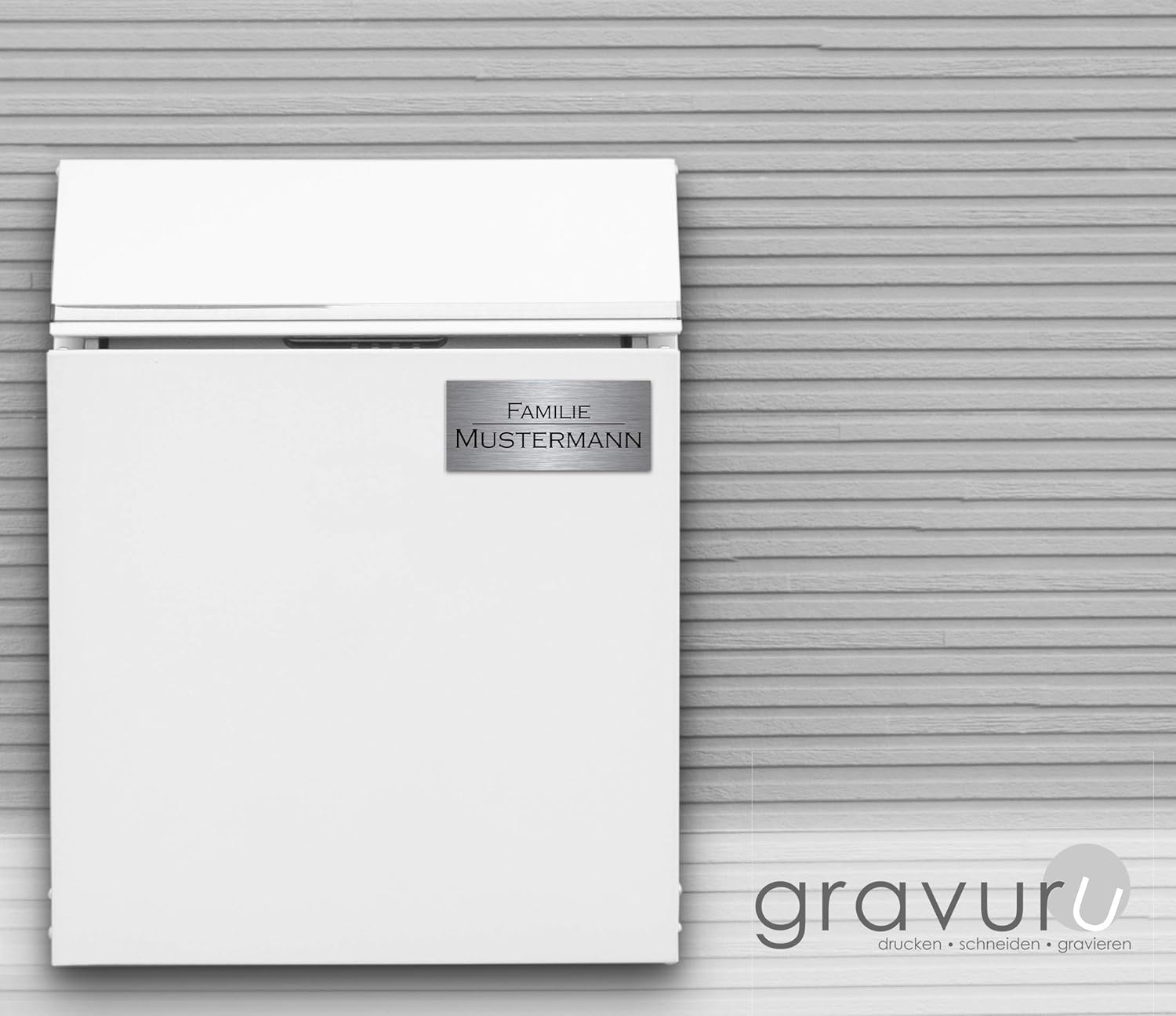 Namensschilder Briefkastenschild Selbstklebend Versch Grossen Ab