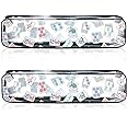 Clysee 2 Pcs Mahjong Tile Bag Mahjong Racks for Tiles and Pushers Waterproof Tile Zippered Case PVC Clear Mah Jong Gifts, Empty Bag Only, 20 x 4.5 x 2.5
