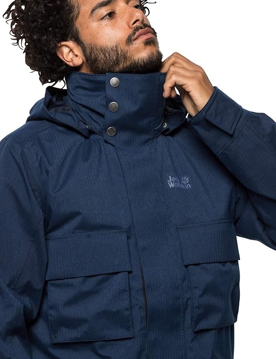 Jack wolfskin 狼爪 Takamatsu 户外防水防风透气 男式三合一冲锋衣 S码1.9折.31 海淘转运到手约￥603