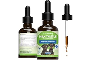 Pet Wellbeing Milk Thistle for Dogs - Organic Milk Thistle, Supports Healthy Liver Function & Detoxification - NASC Certified & Vet-Formulated - 2 oz Liquid