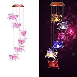 Wind Chimes Outdoor, Solar Lights Chimes LED