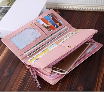 Amazon 財布 レディース 長財布 安い 女の子 高校生 中学生 人気 かわいい キティ ファスナー ウォレット お財布 ライトブルー Xinlizhou 財布