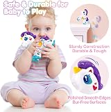 hahaland Unicorn Toys for 1 Year Old Girls Musical Light Up Interactive Travel view 7
