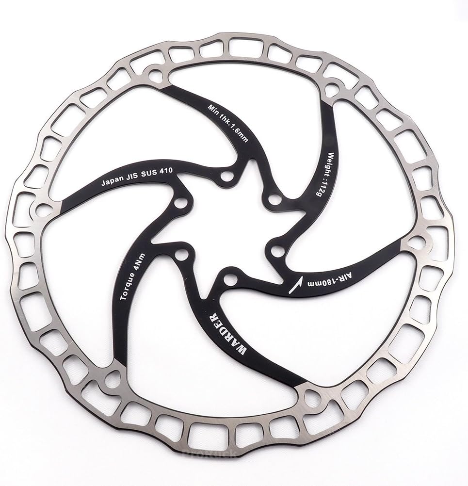 ProRuck MTB Brake Disc Rotor, Mountain Bike Colorful Brake Disc Rotors MTB Stainless-Steel Disk Brake Rotors