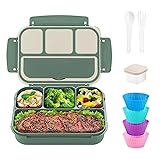 QQKO Bento Box Adult Lunch Box, Bento Box for