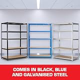 Rhino Racking 5-Tier Heavy-Duty Garage Shelving 180x120x60cm Blue view 7