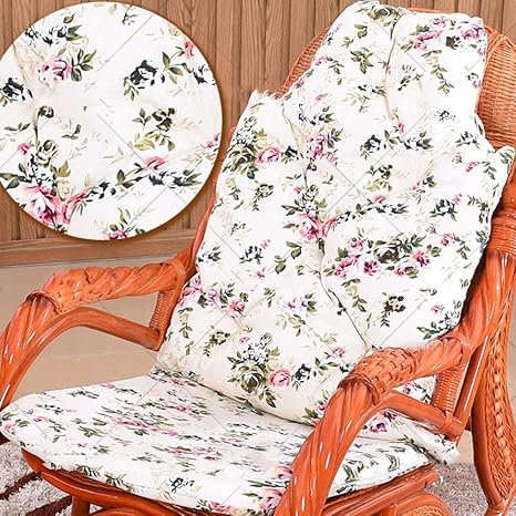 Cojín de asiento de silla mecedora de esponja extraíble, cojín de