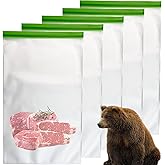 Bear Bags for Food Backpacking- Odor Proof Storage Bags 7.87 Mil Reusable No-Odor Ziplock Barrier Bags Fit Home Organization 