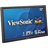 ViewSonic TD2223 22 Inch 1080p 10-Point Multi IR Touch Screen Monitor with Eye Care HDMI, VGA, DVI and USB Hub