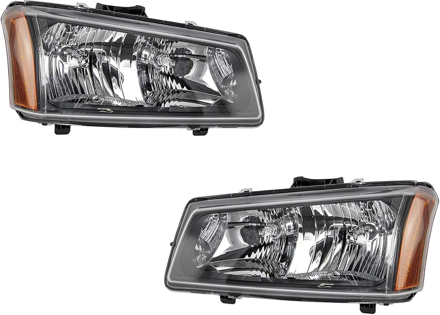 Amazon Com 03 04 03 04 Chevy Silverado Headlight Assembly One Pair Both Driver And Passenger Sides Dot Certified Chevrolet Headlights Automotive
