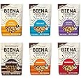 BIENA Chickpea Snacks Variety Pack | Gluten Free | Dairy Free | Vegetarian | Plant-Based Protein - 6 Bags (Packaging May Vary