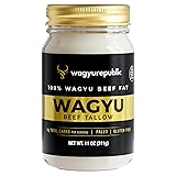 Wagyu Republic Beef Tallow ⎸11oz Glass Jar, Grass