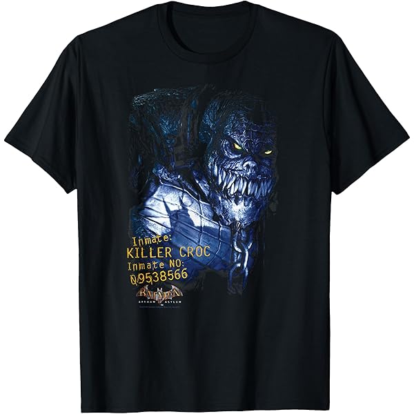 Amazon.com: Batman: Arkham Asylum Inmate: Killer Croc T