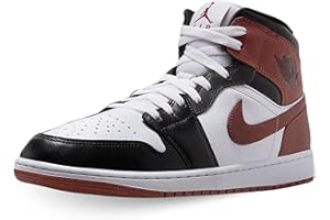 NIKE AIR JORDAN 1 MID SE "WHITE/DARK PONY-BLACK"
