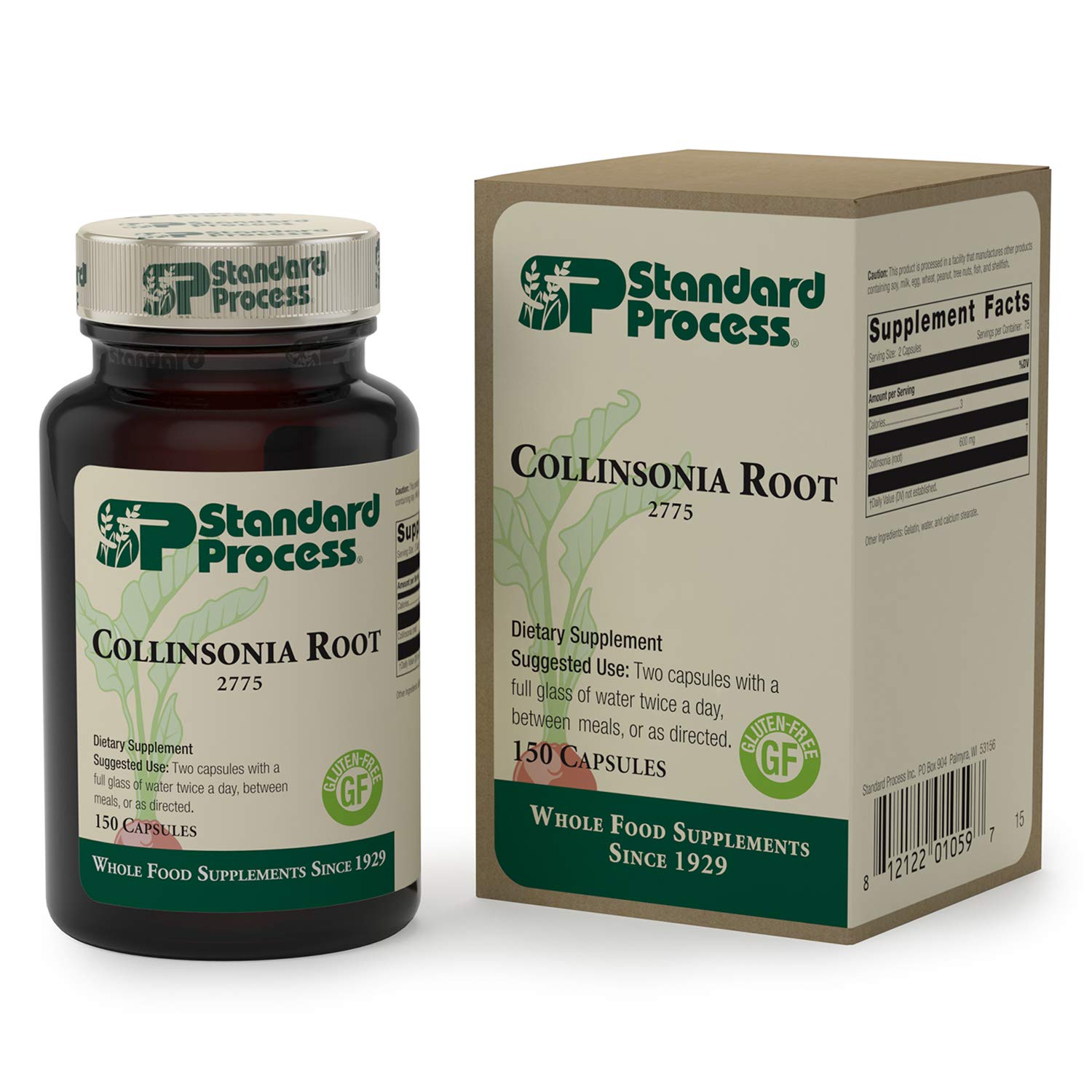 Standard Process Collinsonia Root 150 Capsules Buy Online in UAE
