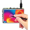 OSOYOO 3.5 inch SPI Touchscreen for Raspberry Pi 3B 3A+ 4 Zero W - Clear Display, Easy Integration, Ideal for Projects, Resistive Touch Screen with Stylus