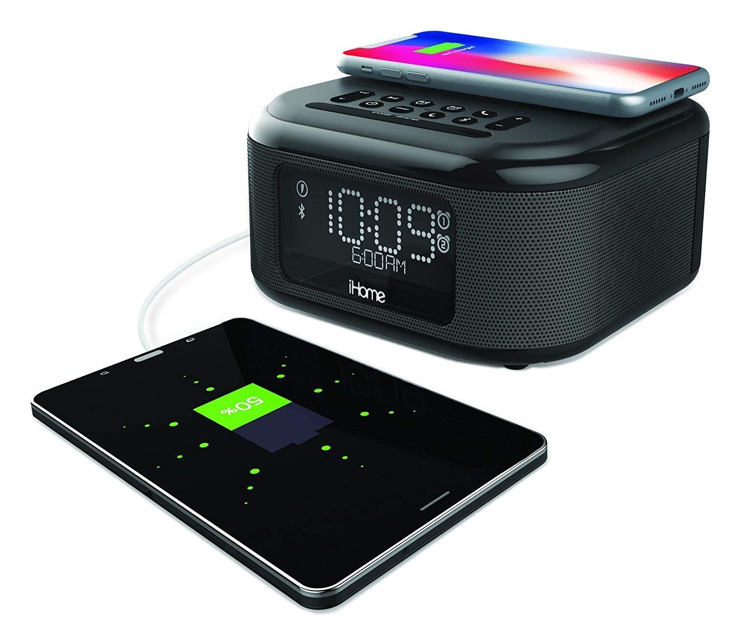 Consommables Et Accessoires Samsung Galaxy S9 S9 Reveil Bluetooth De Chargement Sans Fil Ihome Ibtw23 Avec Haut Parleur Et Port De Chargement Usb Pour Iphone X 8 8plus Note9 Huawei Mate20 P20 Consommables Et Accessoires Samsung Galaxy S9 S9 Reveil Bluetooth De Chargement Sans Fil Ihome Ibtw23 Avec Haut Parleur Et Port De Chargement Usb Pour Iphone X 8 8plus Note9 Huawei Mate20 P20