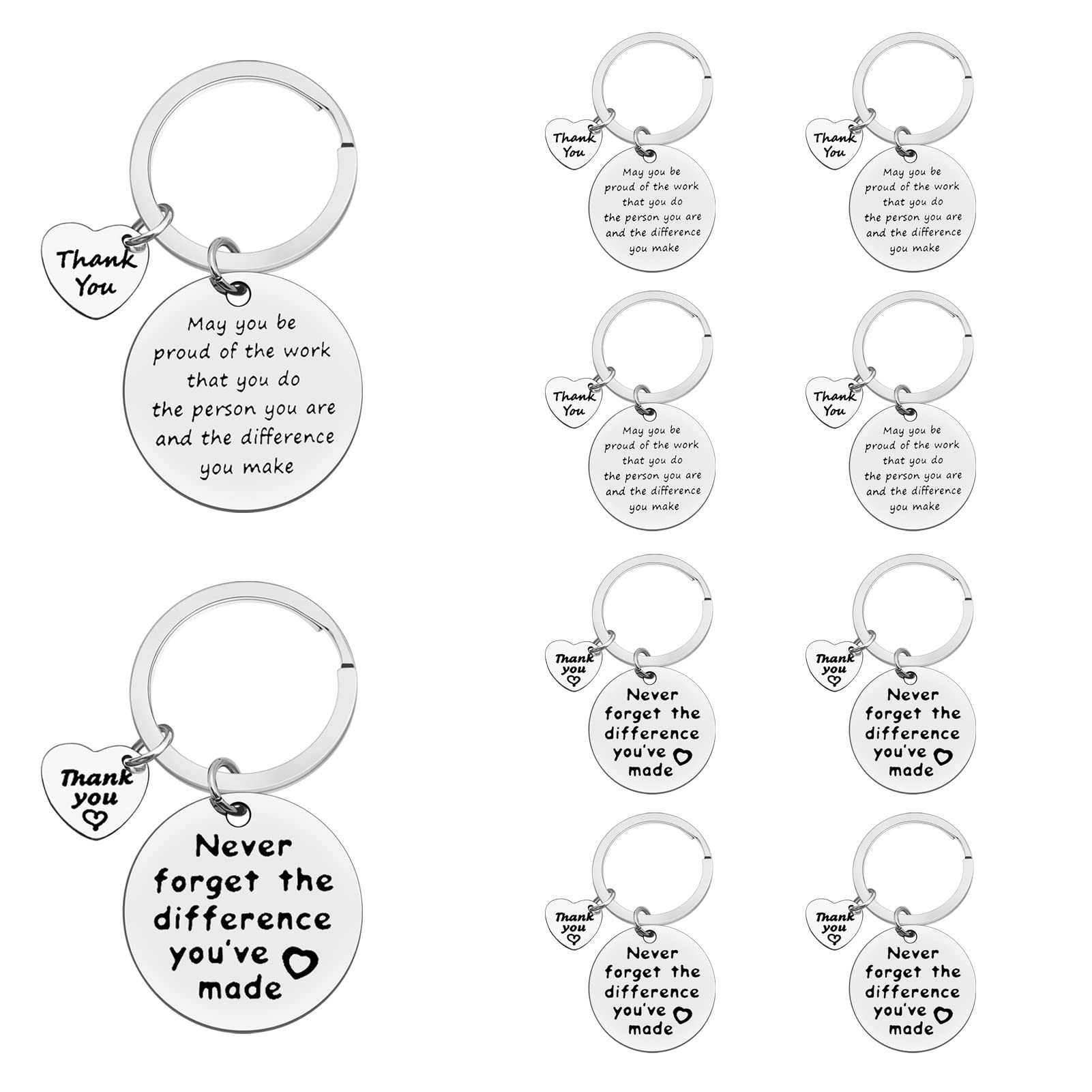 Ximalun 10 Pcs Thank You Gifts for Women Men Appreciation Gifts for Employee Staff Colleague Leaving Farewell Retirement Gift Thank You Gift for Nurse Teacher Mentor Coach Social Worker