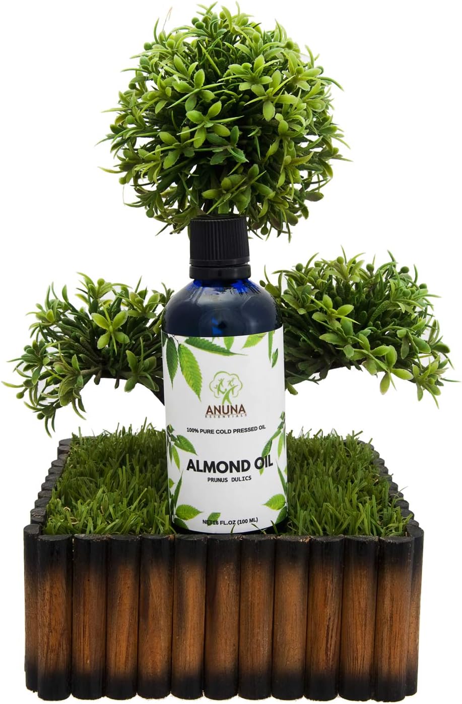Anuna Essentials Sweet Almond Oil - 3.38 Oz, 100% Pure, Natural, Undiluted: Health & Personal Care