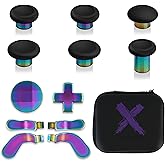 eXtremeRate 13 in 1 Component Pack Kit for Xbox Elite Series 2 Controller, 6 Metal Thumbsticks & Tool, 2 D-Pads, 4 Paddles fo