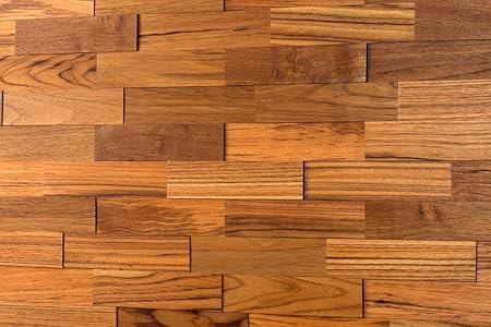Wodewa Rivestimento Murale Legno Di Teak I 1m² Pannelli