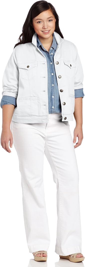 plus size colored denim