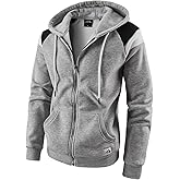 OHSNMAKSL Hoodies for Men sherpa Warm Fleece Hoodie Jacket Sweatshirt Full Zip Sport Workout Coats