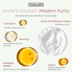 TALLOWRX 100% Grass-Fed Tallow Balm – Pure