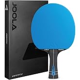 JOOLA Infinity GL Professional Ping Pong Paddles with Paddle Cover - 7-Layer Wood Fiberglass Blade - ITTF Approved - Pro Ping Pong Paddle for Advanced Control &amp; Speed - Table Tennis Racket - Blue
