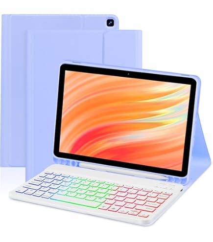 EAMPANG Tablet Case With Keyboard For Kindle Fire HD 10&10 Plus 11