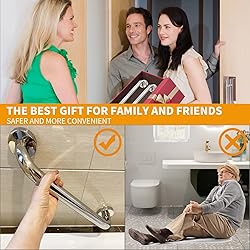2 Pack Grab Bars for Bathroom, 18 Inch Chrome